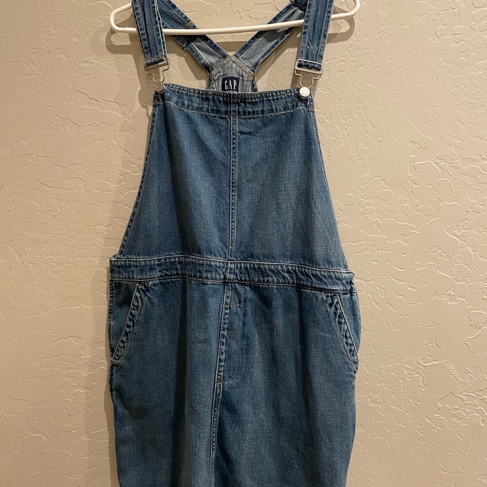 GAP Classic Blue Denim Overall Dress